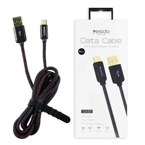 کابل USB به microUSB یسیدو YESIDO CA33 طول 1.2 متر 2.4 آمپر